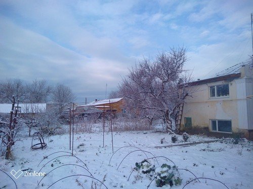 Снег! Зима в Крыму!