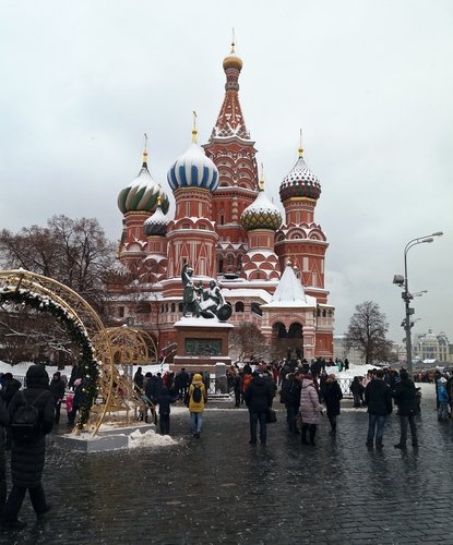 Прогулка по новогодней Москве