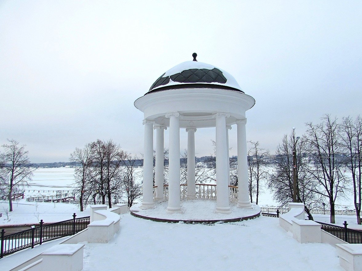 Беседка в костроме на набережной фото