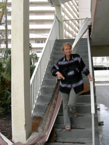 Флоридская лестница после урагана