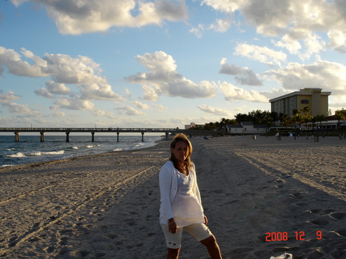 Флоридский пляж в декабре