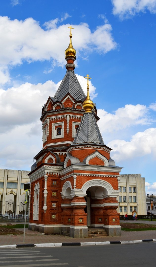 Лискинский район часовня Александра Невского