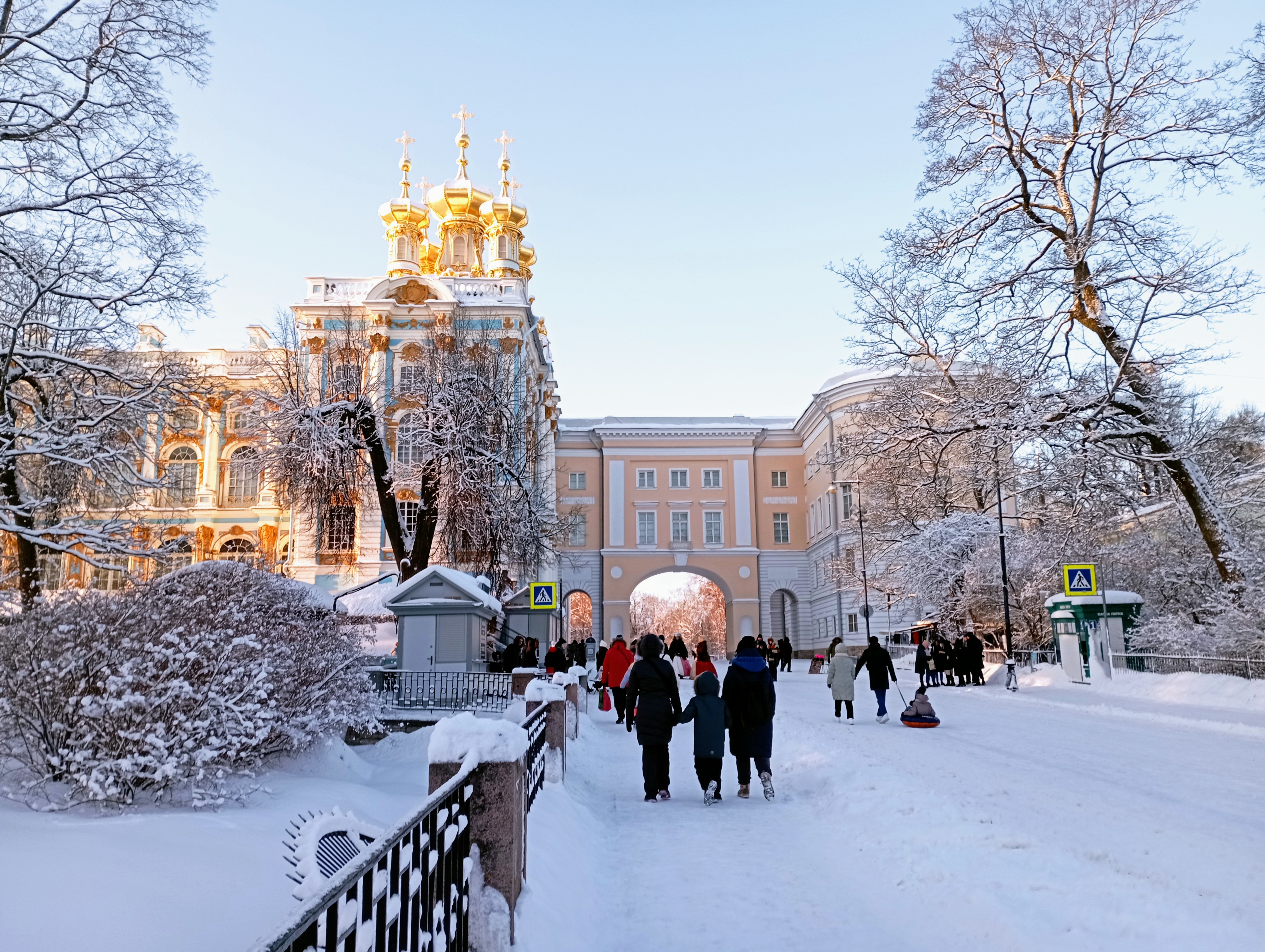 Екатерининский парк зимой