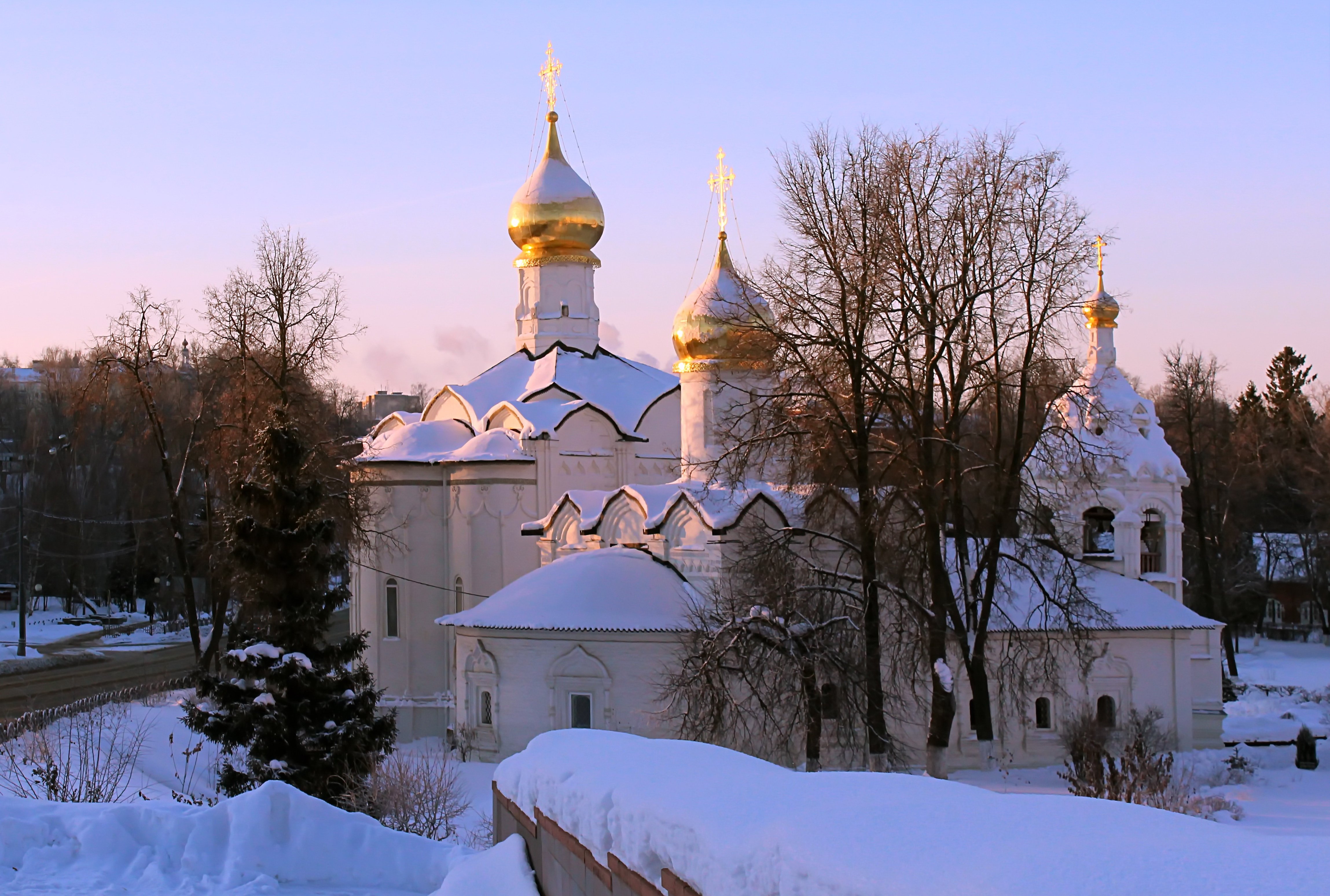 Сясьстрой зима Церковь