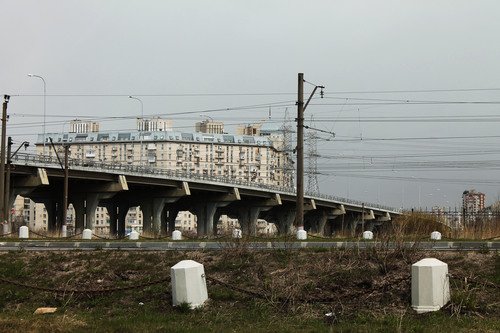 один из съездов КАД в Петербурге