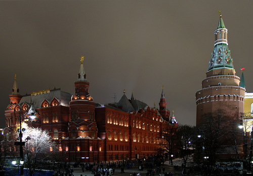 новогодняя Москва