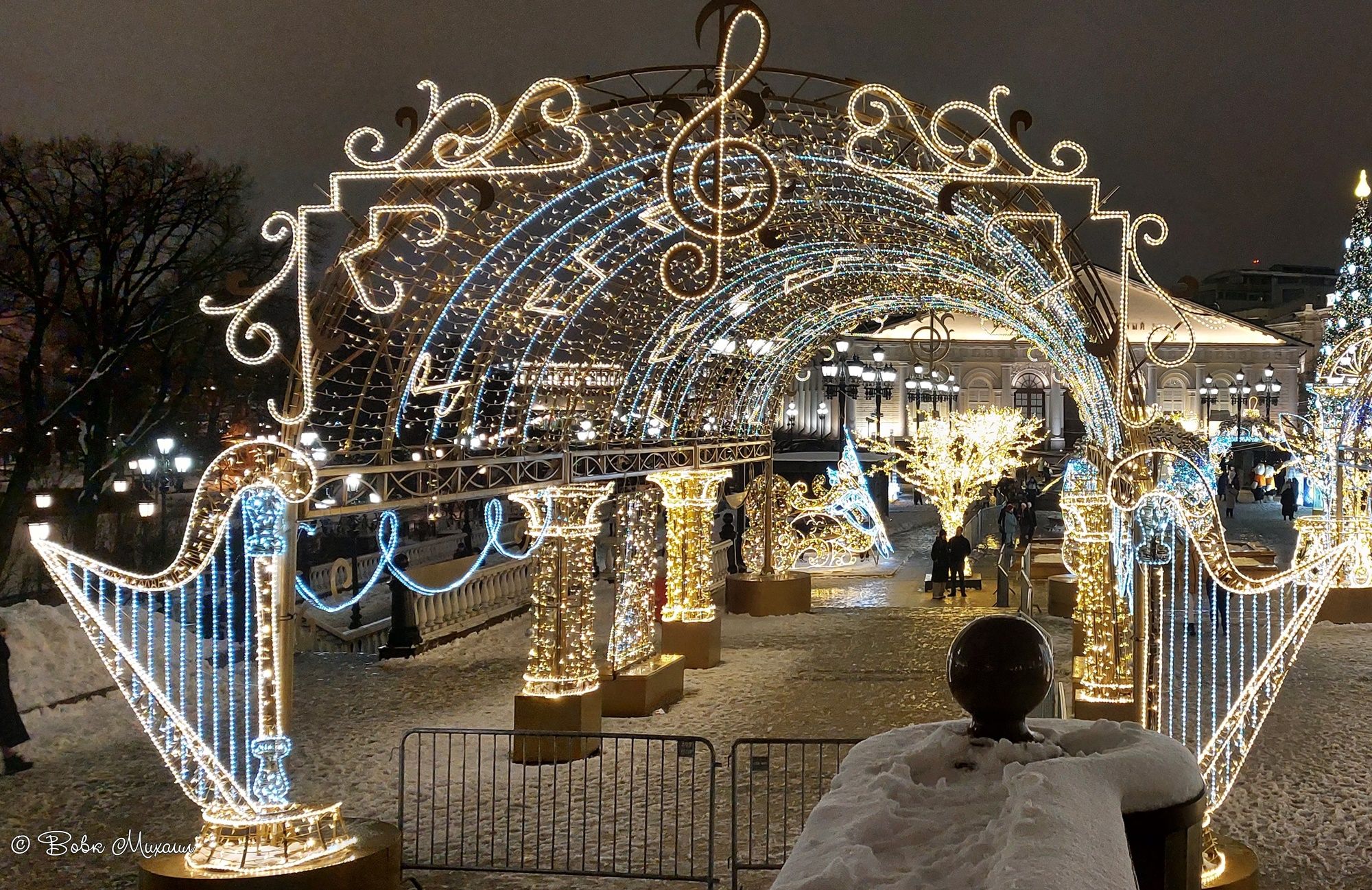 красивые фото новогодней москвы
