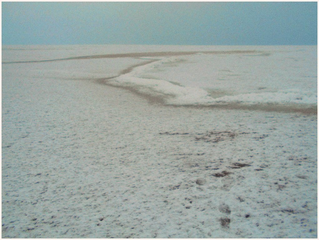 В походе, пешком, по льду, море Азовское, февраль ... 012