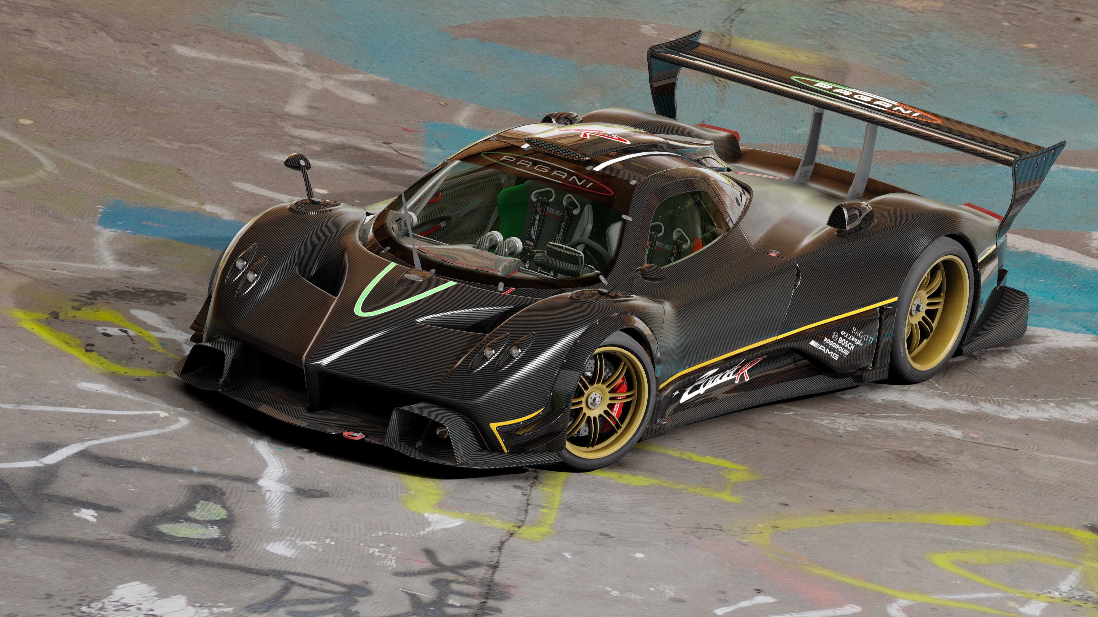 Pagani Zonda r салон