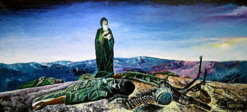 Выставка картин Сергея Гапонова, посвящённая 30-летию вывода советских войск из Афганистана.