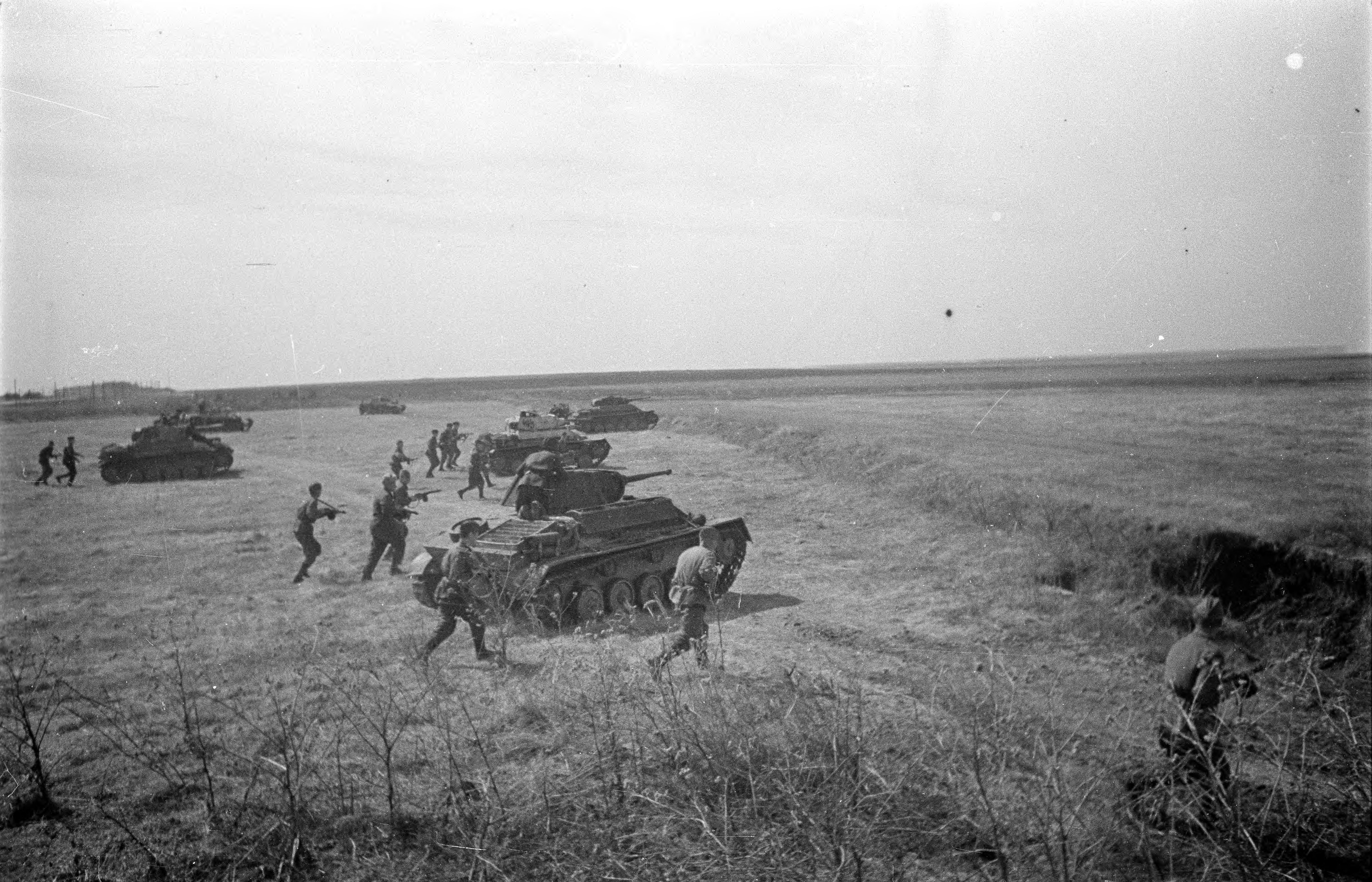 Бои на реке Маныч 1942. Сальских степях 1942. Село Милятино 1943г.