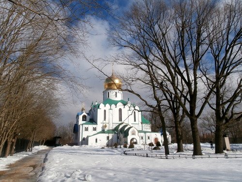 Федоровский собор зимой