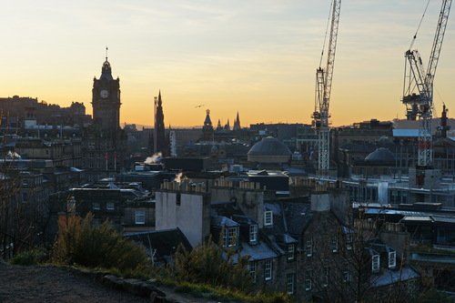 Закат над Эдинбургом
