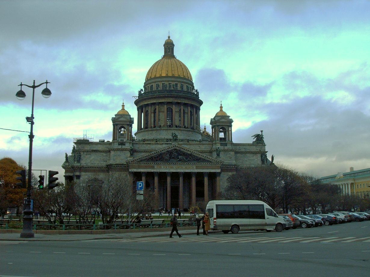 Исаакиевский собор осень