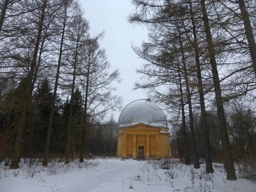 в Пулковской обсерватории