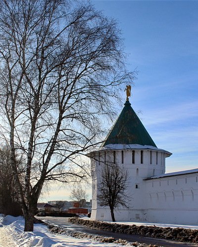 башня и стена Высоцкого монастыря