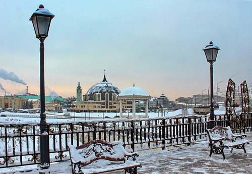 Тула,мост через реку Упу