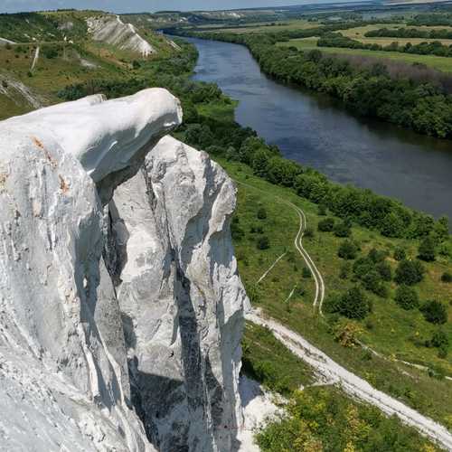 Меловые скалы Воронежской области