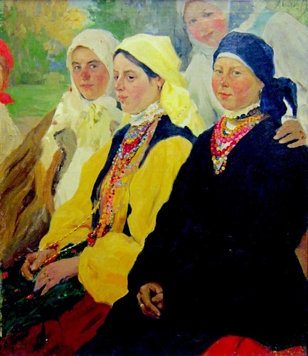 Александр Алексеевич Бучкури (1870-1942 гг.). Крестьянки. 1912 год.