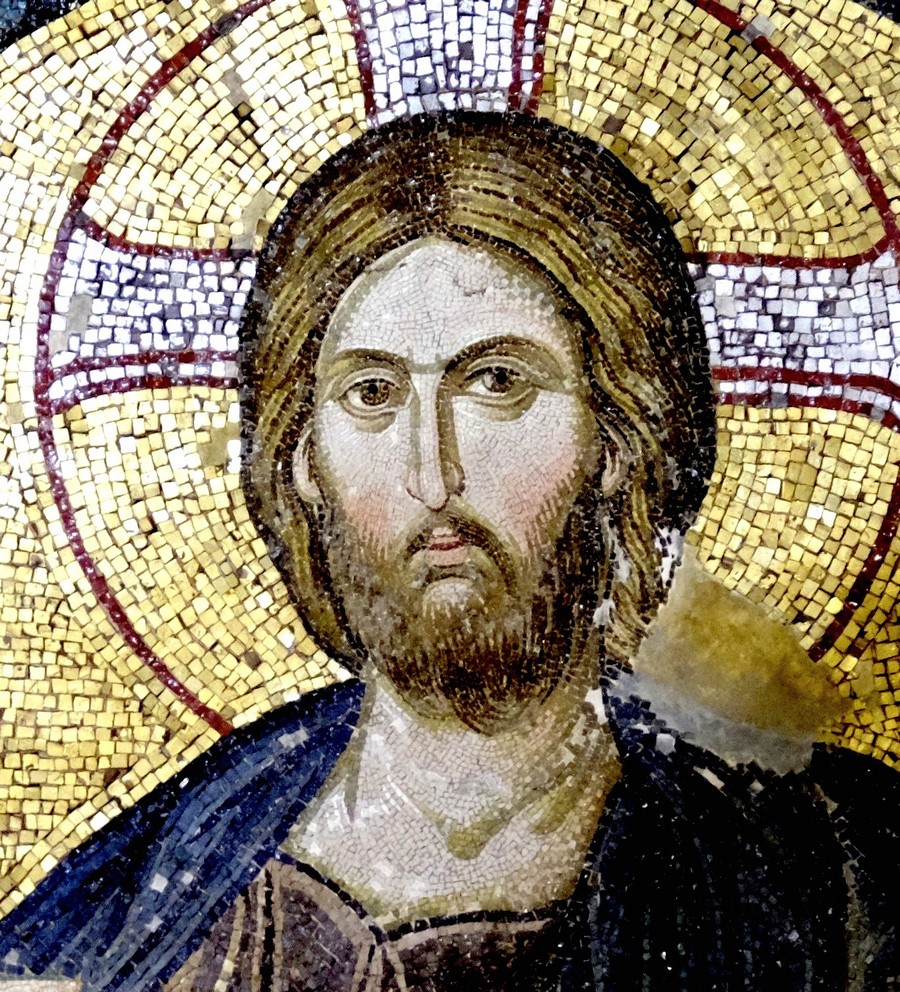 Христос Пантократор. Мозаика монастыря Хора в Константинополе 
