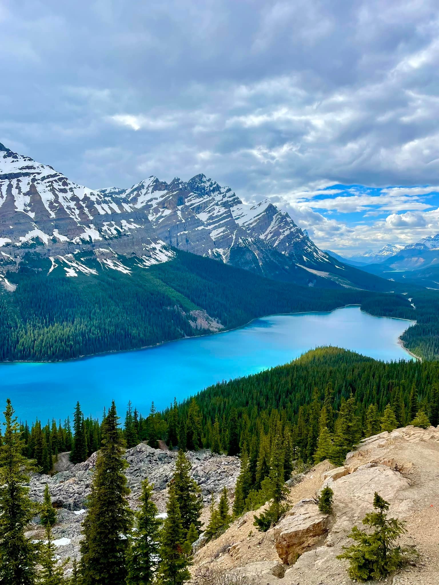 Banff Canada высота гор