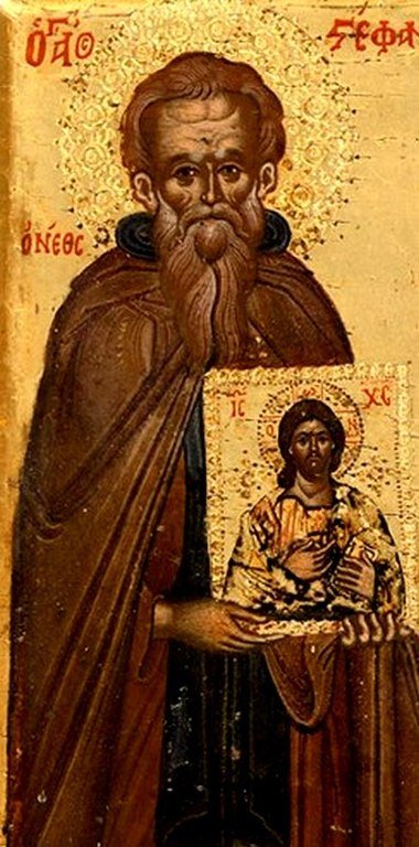Святой Преподобномученик и Исповедник Стефан Новый. Икона. Греция, XVIII век. Иконописец Дионисий Фурноаграфиот (Дионисий из Фурны). Святой Преподобномученик и Исповедник Стефан Новый. Икона. Греция, XVIII век. Иконописец Дионисий Фурноаграфиот (Дионисий из Фурны).