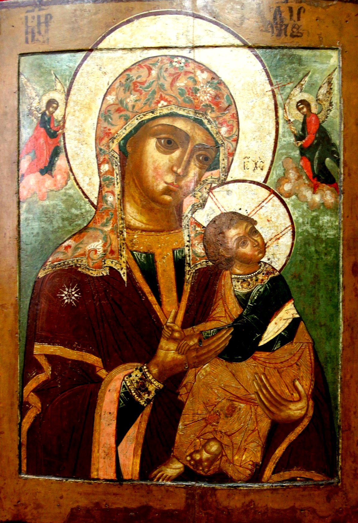 Страстная икона Божией матери Одигитрия