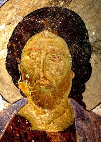 Фрески пещерного монастыря Вардзиа, Грузия. XII век.