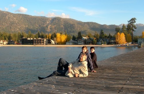 Уютная осень на озере Тахо