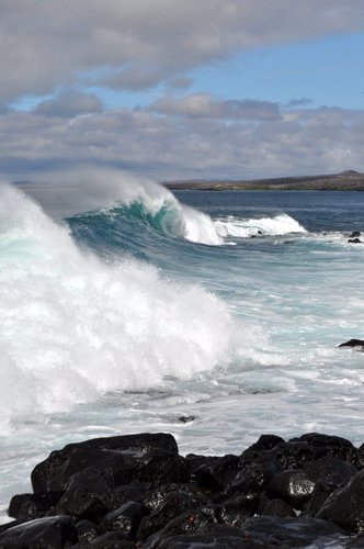 Огромные гавайские волны