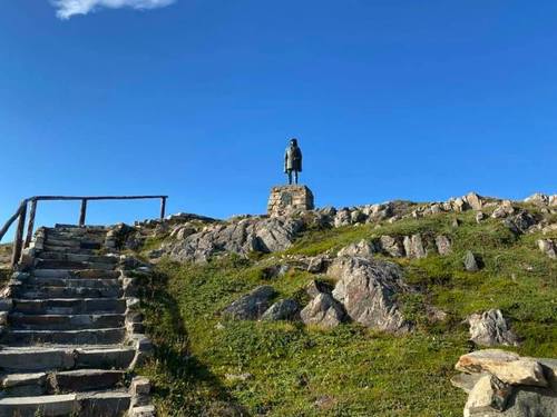 Памятник Джону Каботу на острове Ньюфаундленд