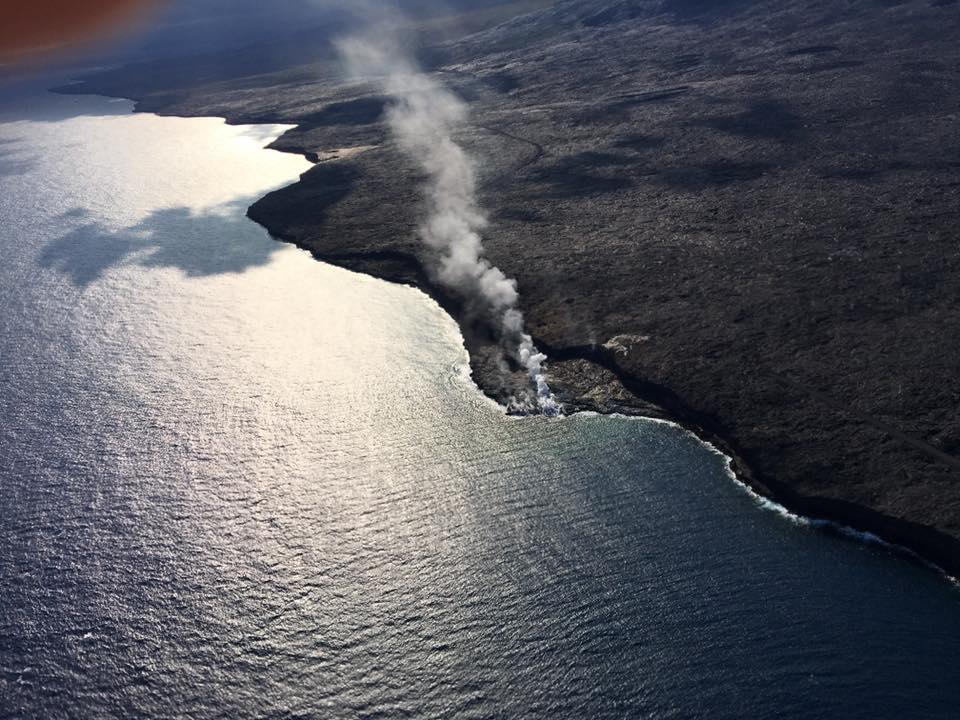 Вулкан Калапана на острове Гавайи