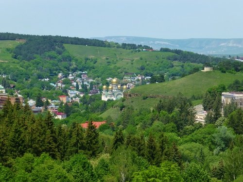 Вид с горы Пикет в Кисловодске