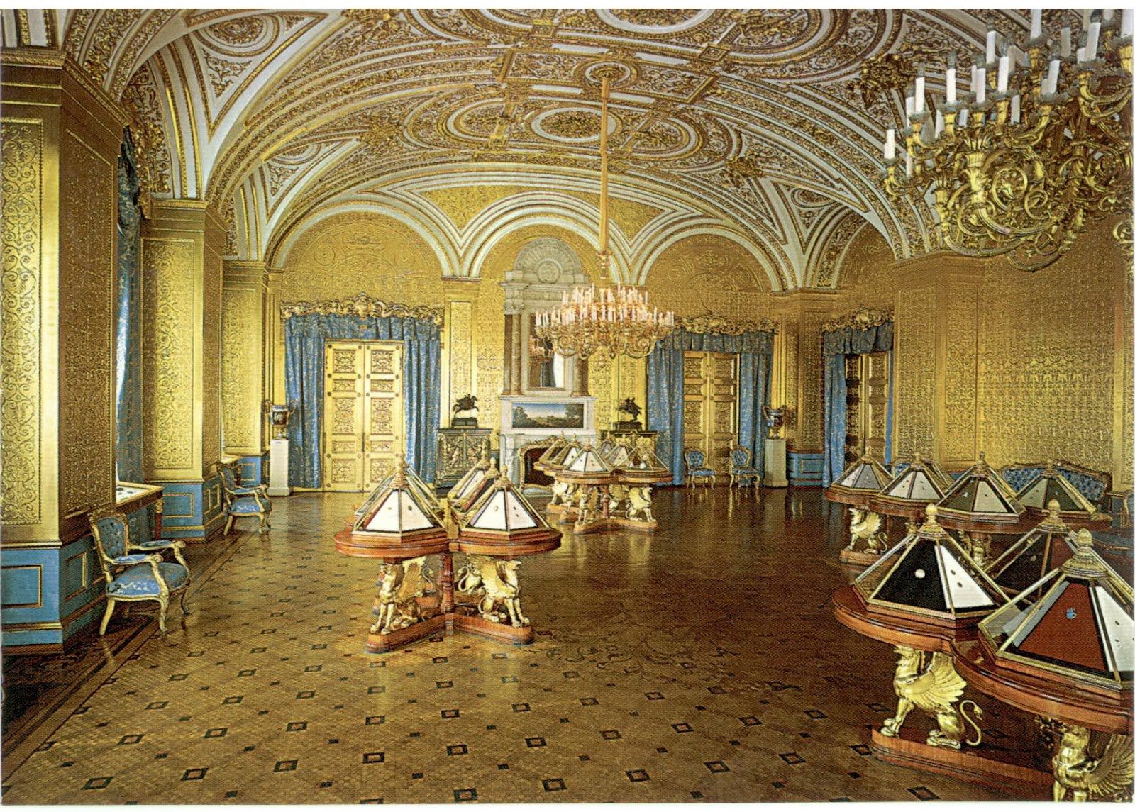 Зимний дворец Санкт-Петербург Золотая гостиная