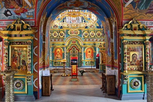 Интерьер церкви Михаила Архангела в Станиславле