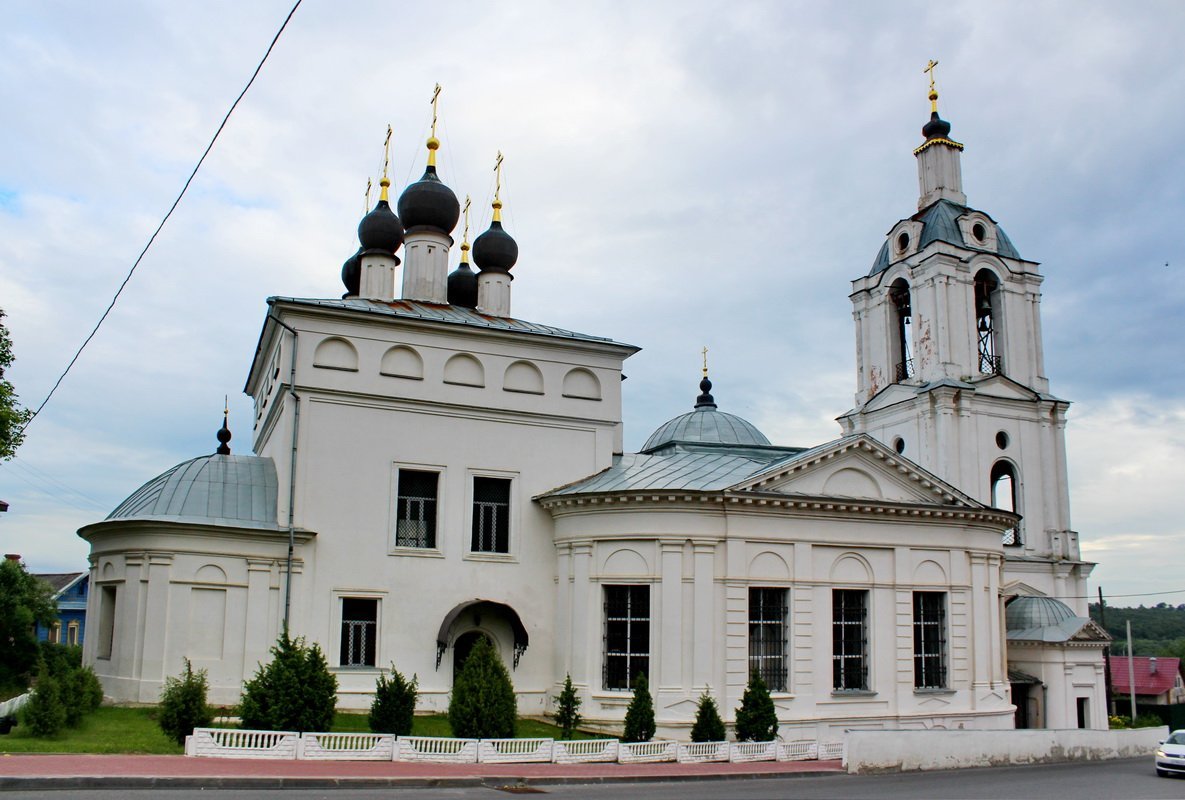 Калуга Преображенская Церковь за верхом