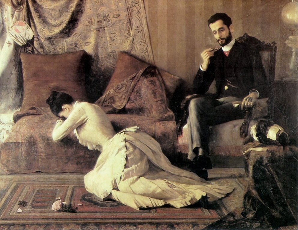 Белмиру де Алмейда «Размолвка», 1887 год 