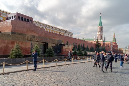 У мавзолея Ленина. Москва