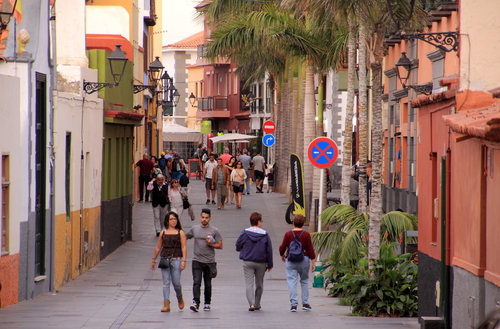 Пешеходная улочка в Пуэрто-де-ла-Крус