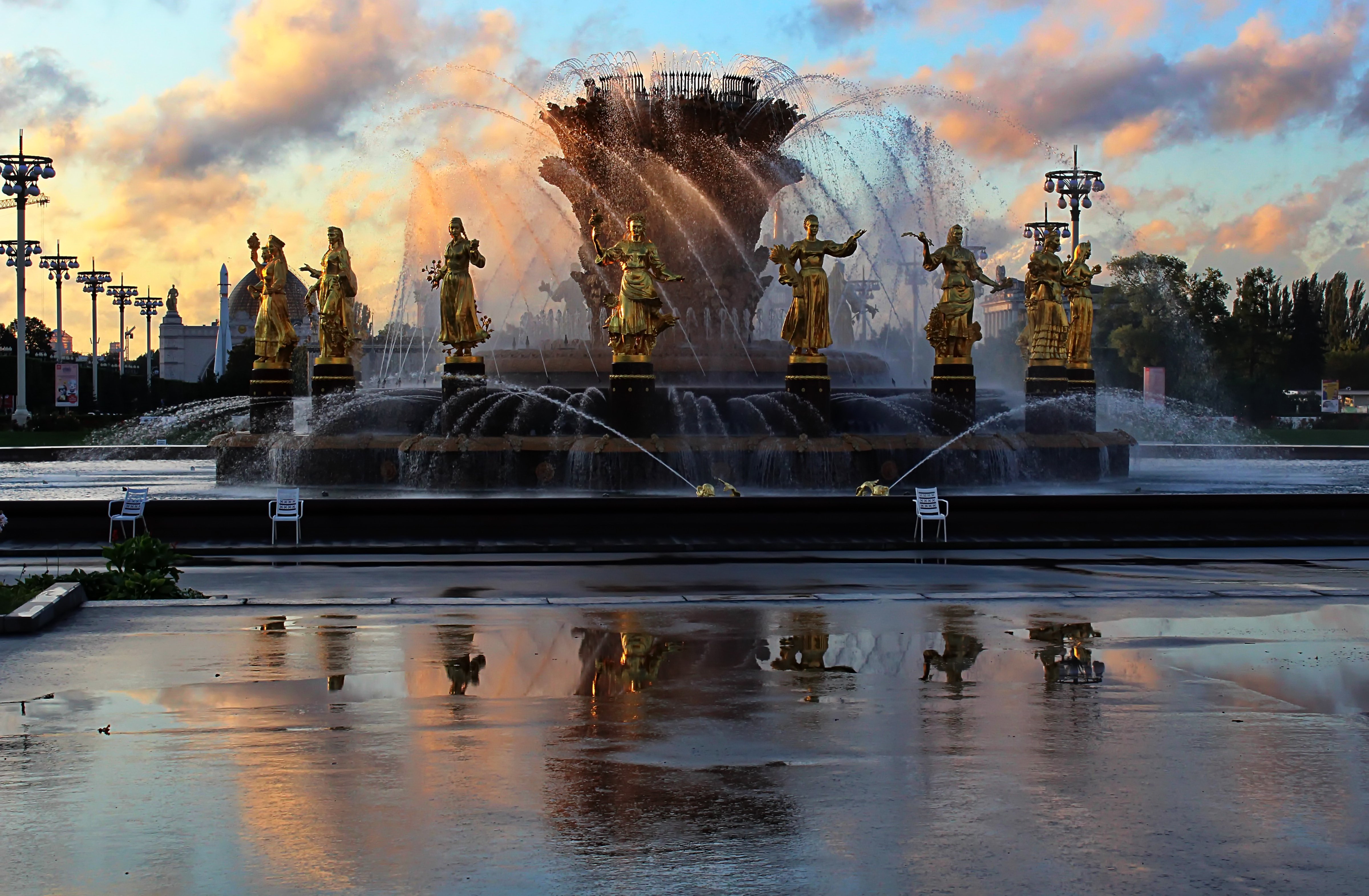 План фонтана дружба народов