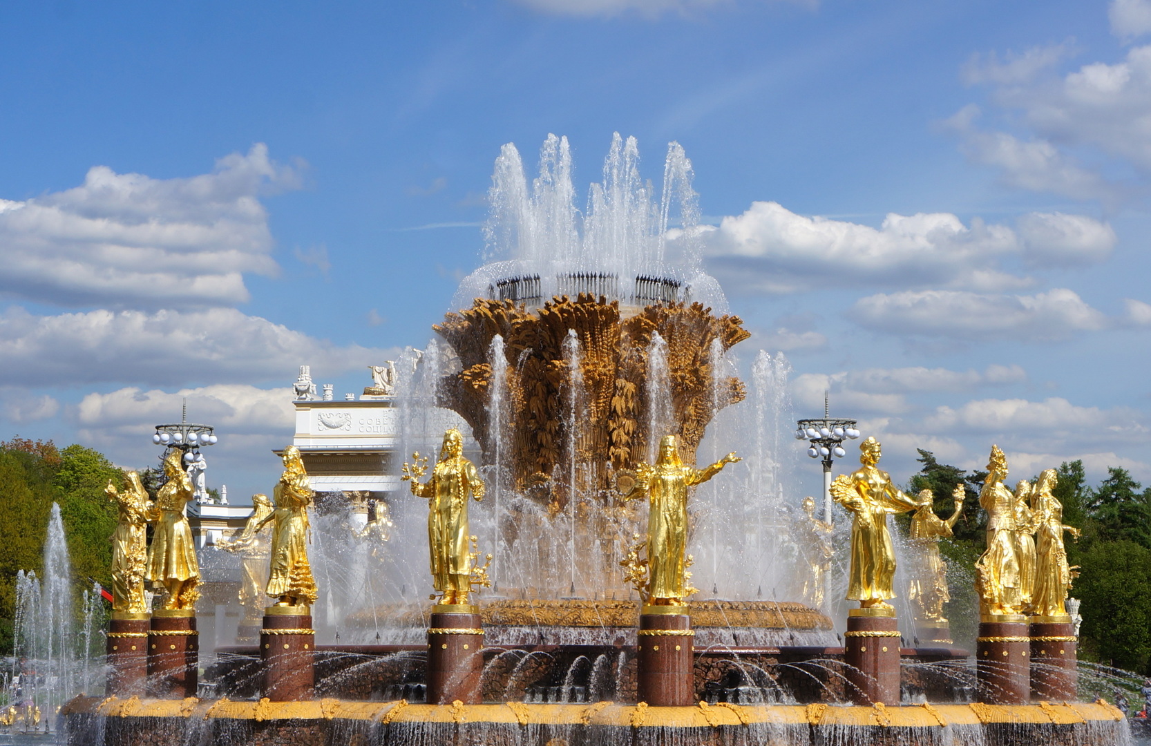 вднх в москве фонтан дружбы народов