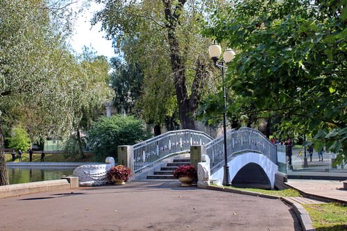 мостик в парке Горького