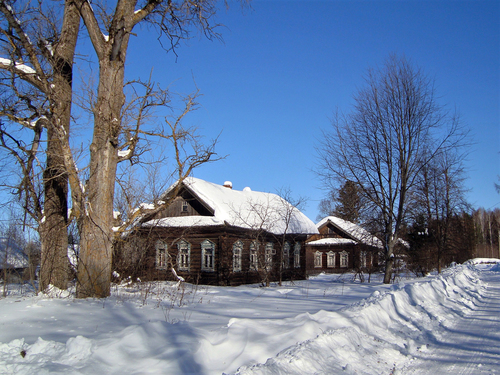 Март в селе