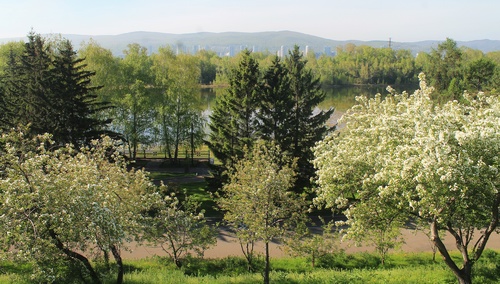 Весенний город