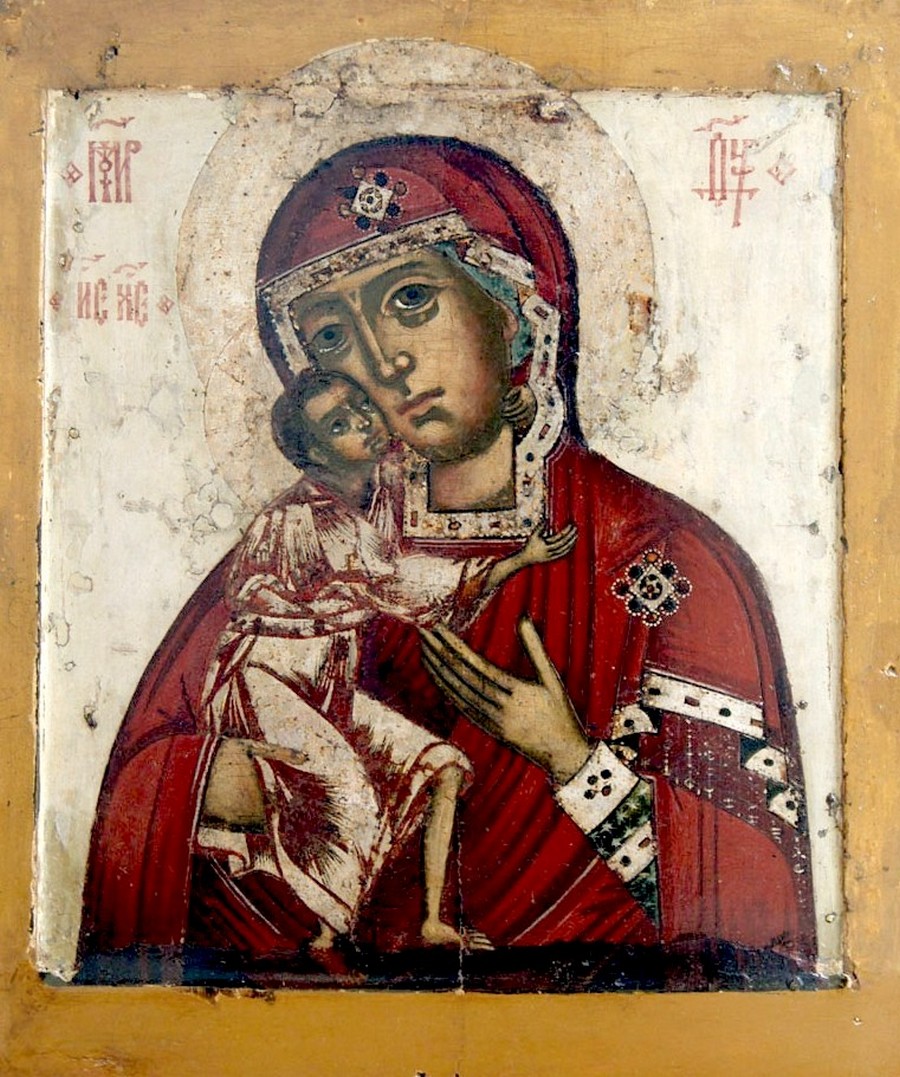 Древняя Феодоровская икона Божией матери