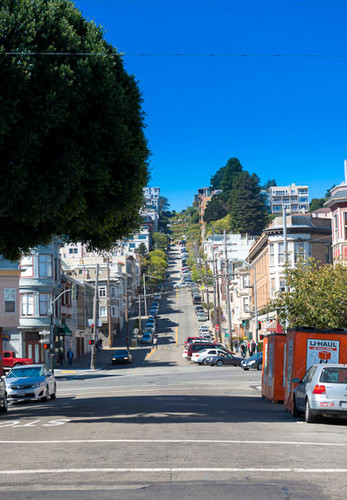 Крутые улочки Сан-Франциско