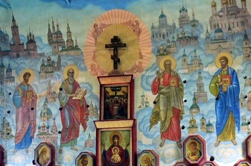 Росписи в церкви Михаила Архангела в Тропарёво
