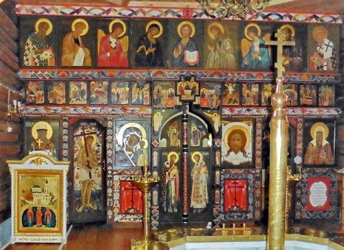 Иконостас церкви Тихона патриарха Всероссийского, в Косино
