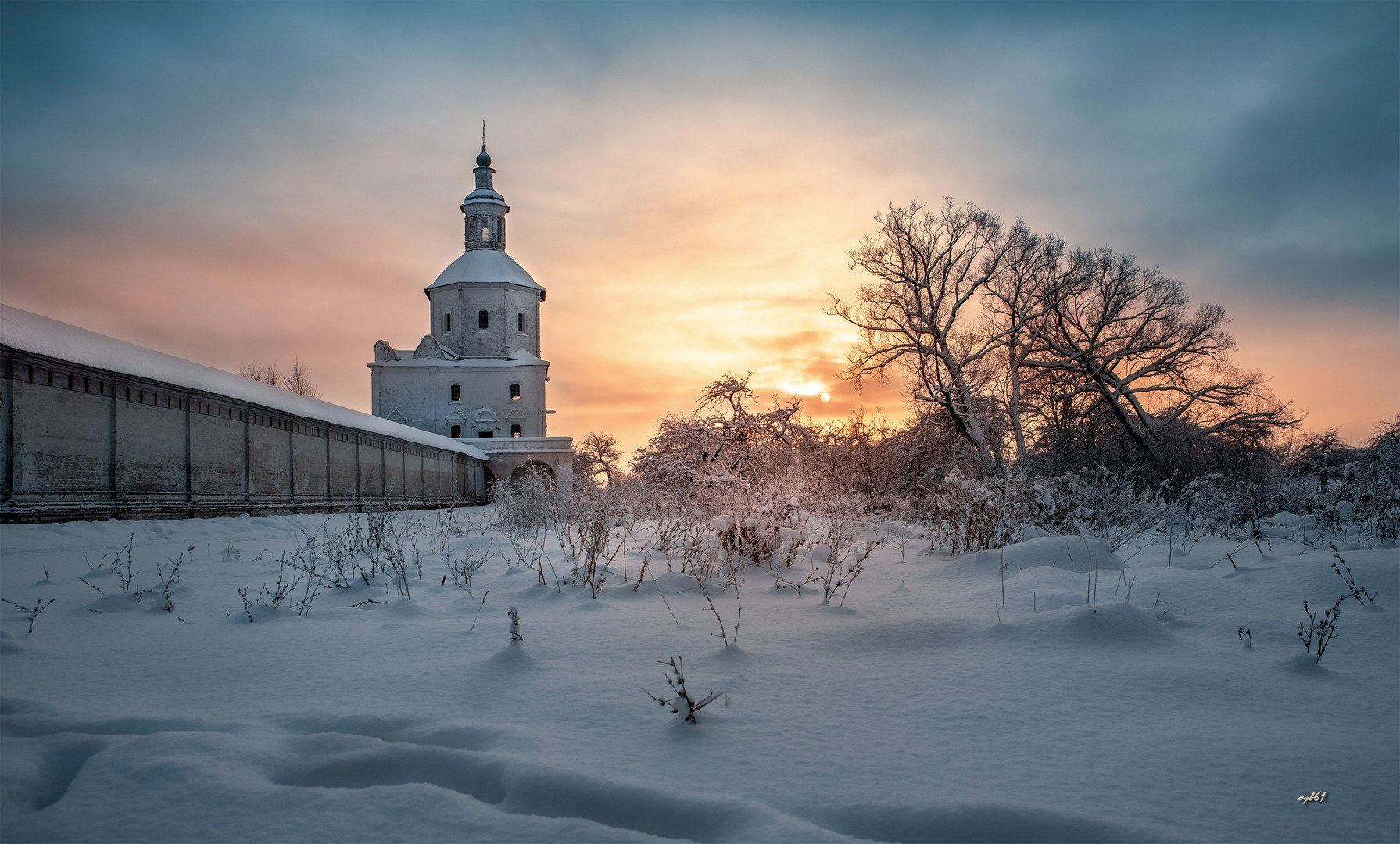 Тараканово Церковь зима