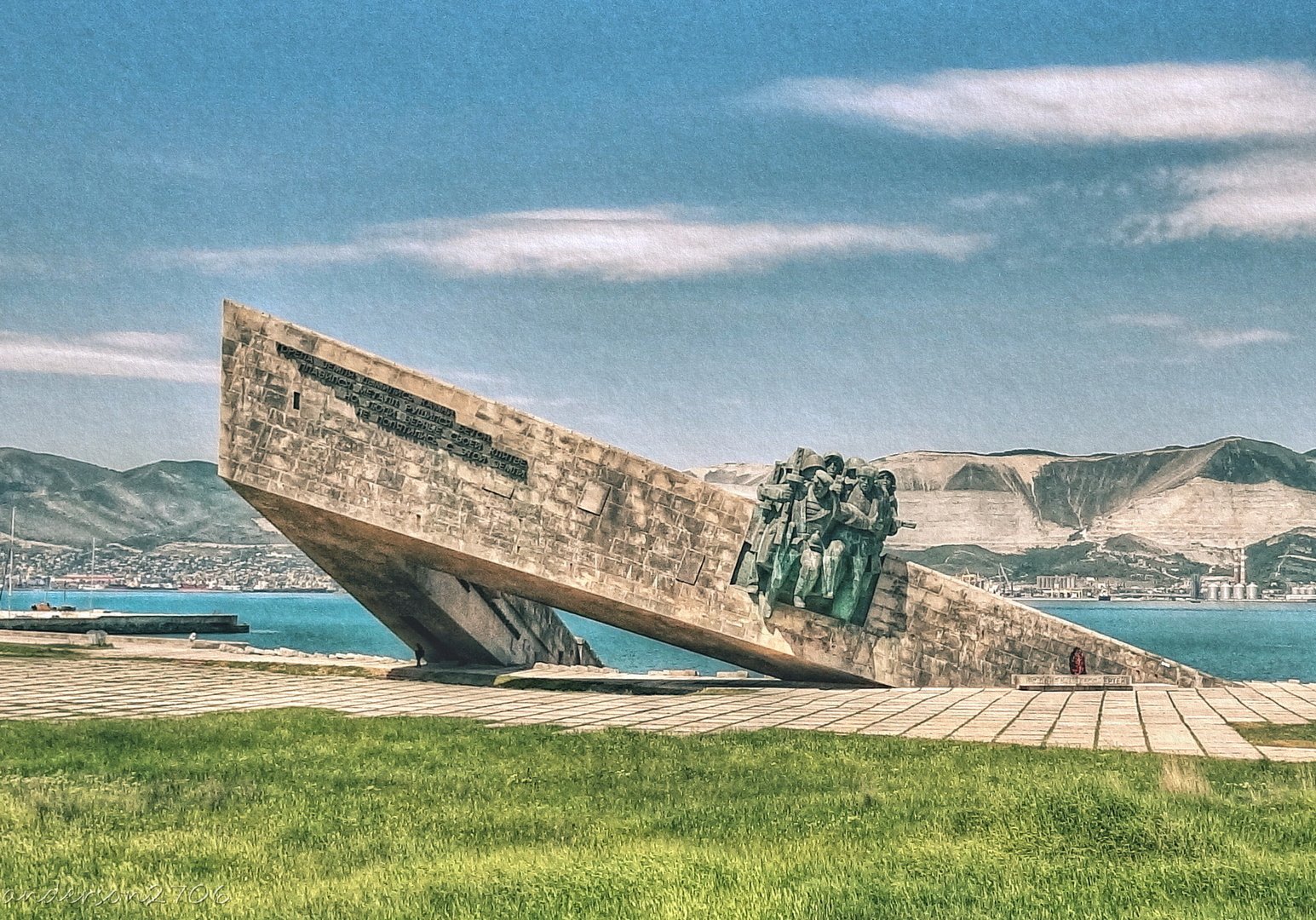 Малая земля. Памятник морскому десанту в Новороссийске. Новороссийск малая земля фото. Поселок станичка Новороссийск. Новороссийск деревня станичка.